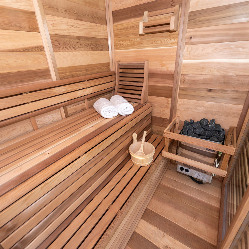 
                      
                        Outdoor Pure Cube Sauna 
                      
                    