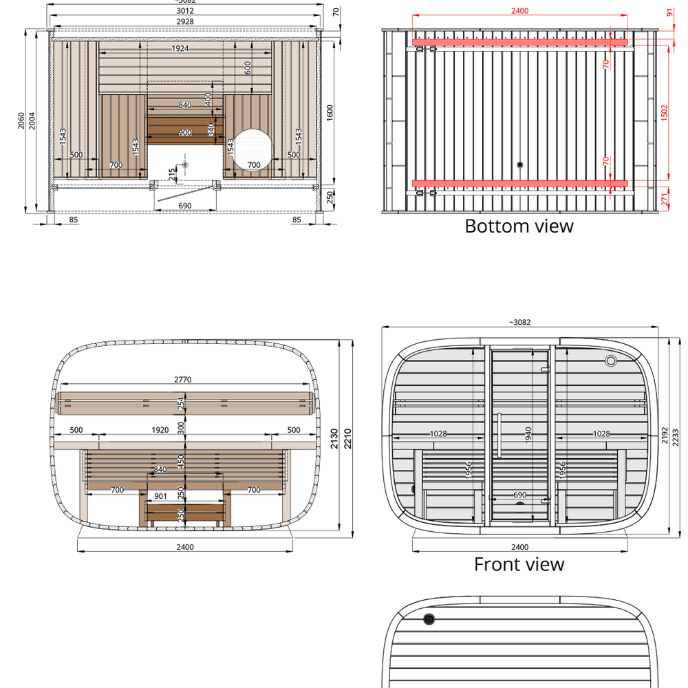 
                      
                        Saunasell Round Cube Relax Sauna
                      
                    