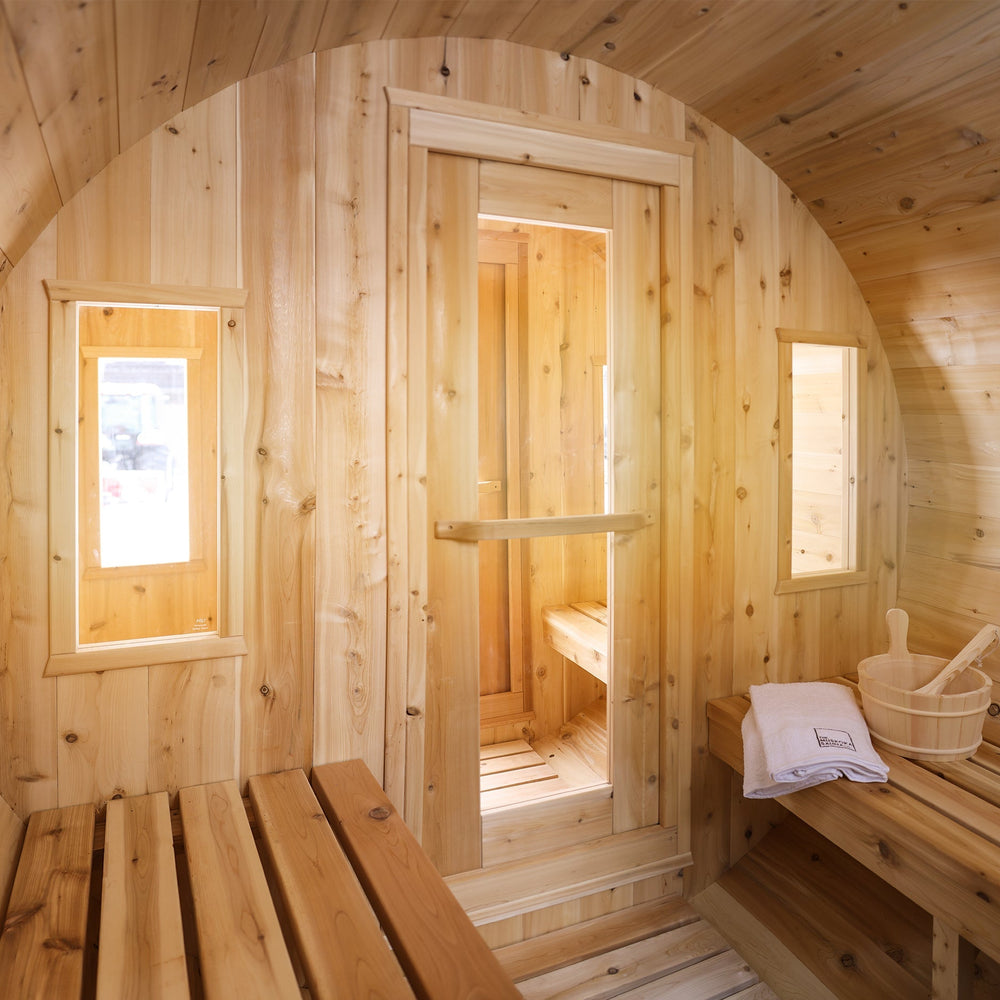 
                      
                        Premium 7'x 10' Barrel Sauna
                      
                    