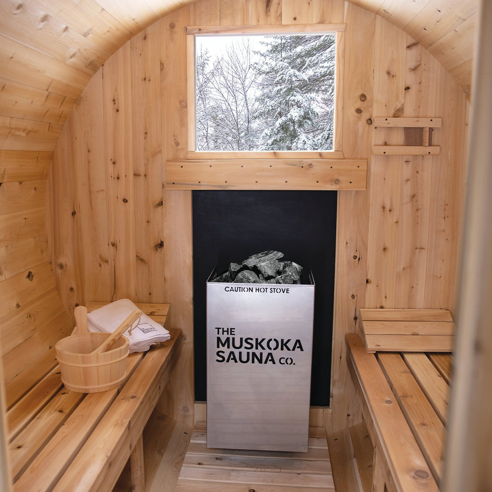 
                      
                        Classic 6'x 6' Barrel Sauna
                      
                    
